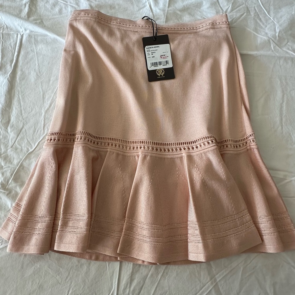 Roberto Cavalli Blush Pink Mini Skirt
